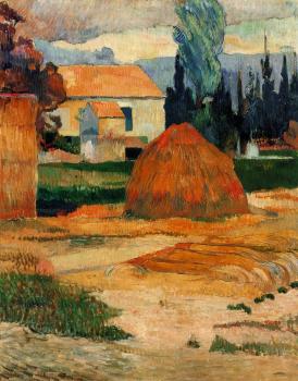 保羅 高更 Haystack, near Arles